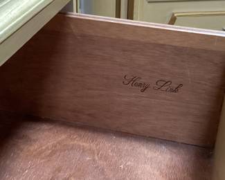 HENRY LINK FRENCH PROVINCIAL BEDROOM SET 3PC HENRY LINK FURNITURE CO. FRENCH PROVINCIAL BEDROOM SUITE. FULL SIZE BED, CHEST OF DRAWERS AND DRESSER WITH MIRROR. PICKUP ONLY, NO SHIPPING