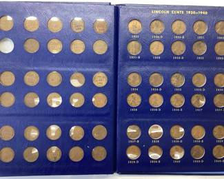 RARE 1909-S VDB, 1909 VDB IN 1909-1940 LINCOLN CENT BOOK. This Book Is Only Missing 1922-d (missing Mint Mark Error) Coin