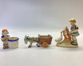 3 VINTAGE OCCUPIED JAPAN FIGURINES VINTAGE OCCUPIED JAPAN FIGURINES