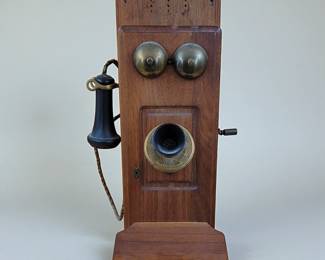 Antique 1900's Kellogg Wall Telephone