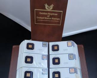 22kt Gold Proof Replicas Of United States Stamps