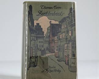 Buddenbrooks by German Novelist Thomas Mann (1875-1955), Dated 1916, With Carboard Cover