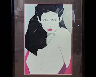 Patrick Nagel (American, California, 1945-1984) Serigraph "MIRAGE", 1981