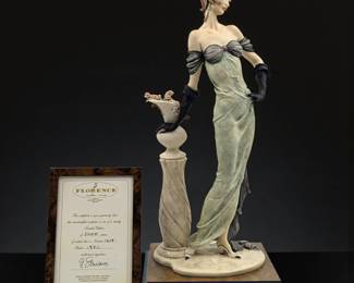 Giuseppe Armani Figurine: Limited Ed. 1219/5000 "Morning Rose" 193C With COA And Box