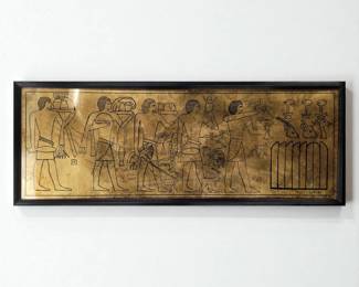 Suzzette Urs Signed Reverse Acrylic Glass Art Dated 1987