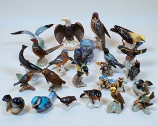 21Pc Collection of Geobel Animal Figurines 1962-1975