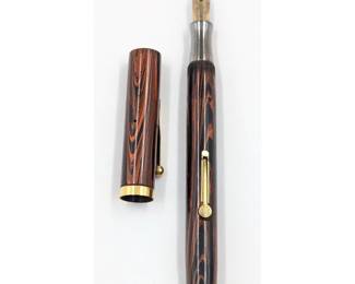 Vintage Waterman No. 55 Fountain Pen With 18K Gold Trim, Circa 1955