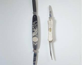 Pair Of Vintage Folding Pocket Knives, BPOE Elks German Knife And An Esemco Platinum Pocket Knife