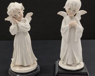 Giuseppe Armani Figurines: "Little Angel" 620F And "God Bless" 1586F With Original Boxes