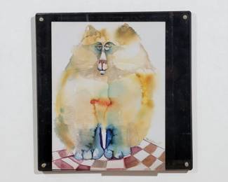 Nedobeck Signed Original Water Color Painting