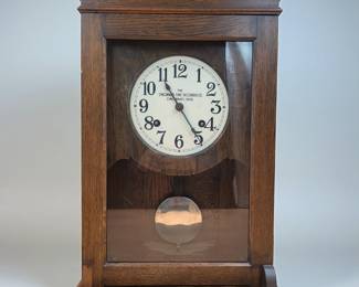 The Cincinnati Time Recorder Co. Antique Wall Clock