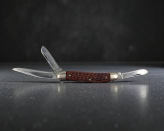 Vintage Case XX Stockman Pocket Knife With Three Blades