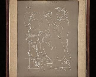 Picasso Drawing Signed 2 Of 2