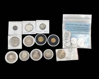 Lot Of 24 European And African Coins