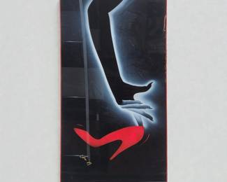 Suzzette Urs Signed Reverse Acrylic Glass Art Dated 1989