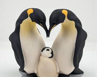 Giuseppe Armani Figurine: "Penguin Family" 2163S With Box