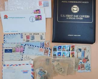 Postal Commemorative Society Special Covers Album, Stamps And Envelope Collection