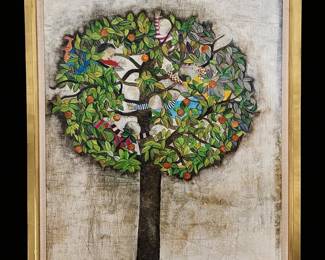 Graciela Rodo Boulanger Born 1935 Oil On Canvas Original Painting 1978 Paris