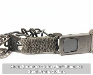 Herm Sprenger Stainless Steel Prong Dog Collars