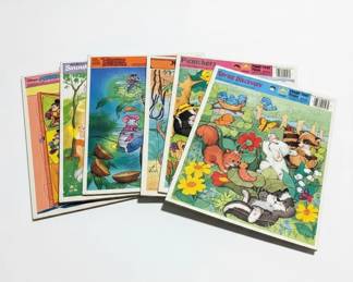 Vintage Plaskool and Sesame Street Puzzles