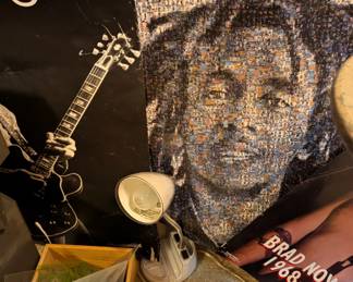 Posters, lamps, architectural tools