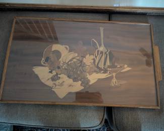 Beautiful wooden tray