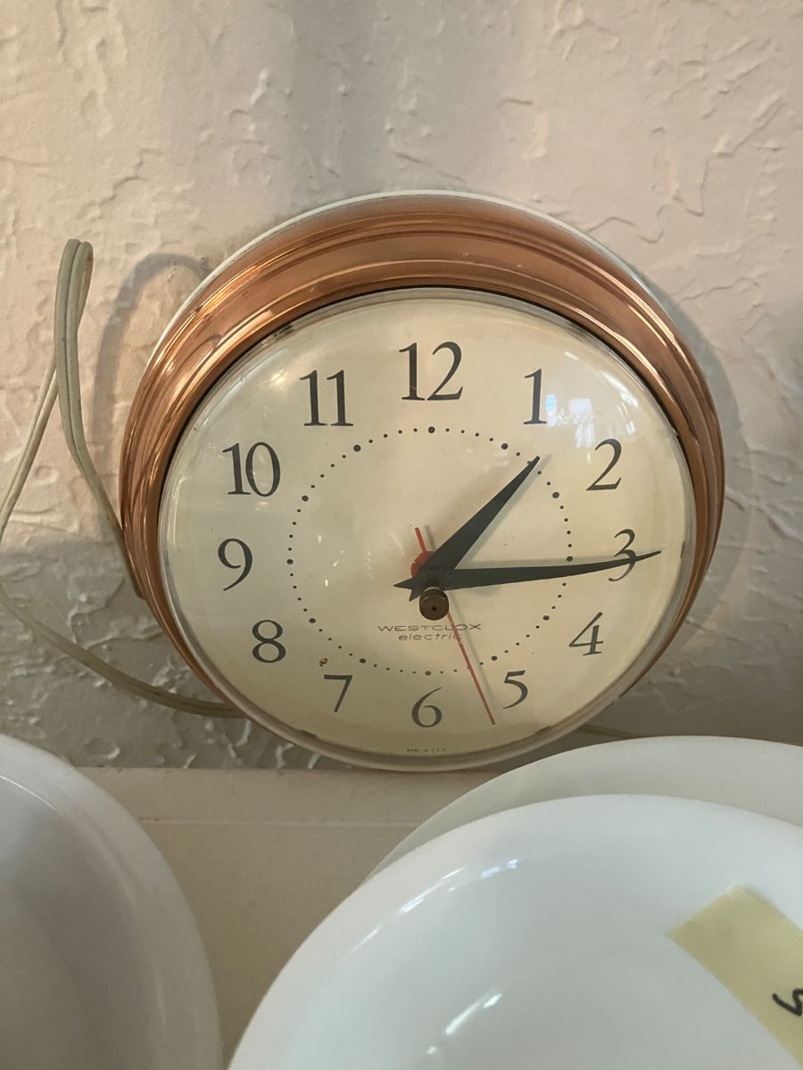 Westclock copper wall clock