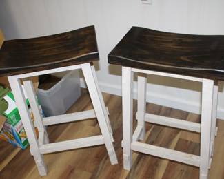 two barstools