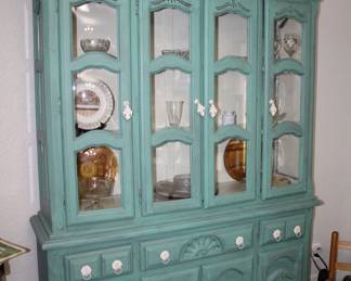 matching lighted china cabinet