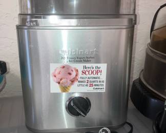 We all scream for ice cream...Cuisinart ice cream maker