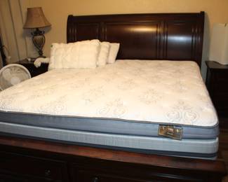 king bed, with underneath storage