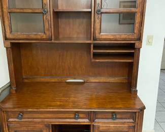 $350.00. Modern Desk, 2 pieces, 50”W, 76” T, 25”D