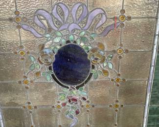 $350.00. Antique Stained glass window from Monroeville, AL church - excellent condition. 35.5”x41”