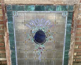 $350.00. Antique Stained glass window from Monroeville, AL church - excellent condition. 35.5”x41”