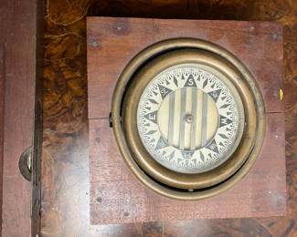 $150.00 Nautical compass set in box
