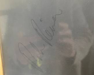 $400. Framed movie posted autographed by Rob Reiner