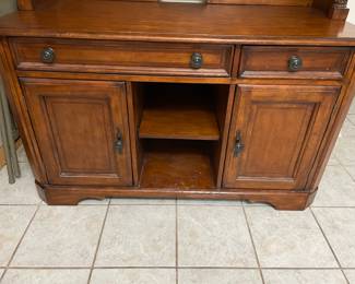 $350.00. Modern Desk, 2 pieces, 50”W, 76” T, 25”D