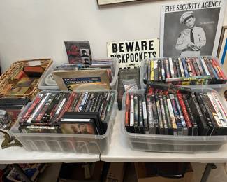 CDs and DVDs - many unopened