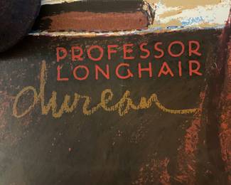 $400.00. 1999 NEW ORLEANS JAZZ FEST POSTER Professor Longhair Signed and numbered By George Dureau