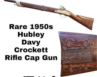 toy cap gun, Davy Crockett, Hubley