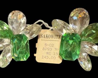 Vintage Sakowitz Glamour Earrings