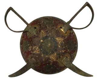 Brass Indian Dhal Talwar Wall Hanging