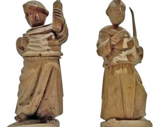 Vintage HandCarved German Folk Art Statues