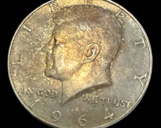 1964 Silver Kennedy Half Dollar