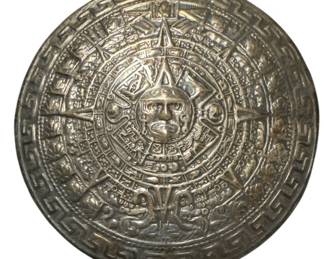 Signed Mexican Silver Pendant Brooch