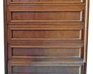 Vintage Dixie Chest of Drawers 5 Drawers