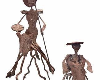 Vintage Hand Welded Metal Folk Art