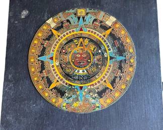 Aztec Sun StoneAztec Calendar Stone Plaque