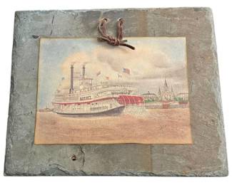 Vintage Archie Boyd Sternwheeler Print