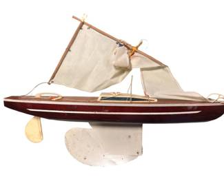 GinerYacht Pond Wood Sailboat Project